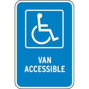 Handicap Parking Signs - "Van Accessible"