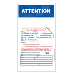 Parking Violation - Attention