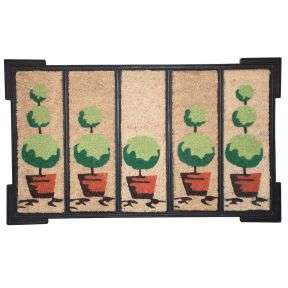 Coco Door Mat - Decorative Tree