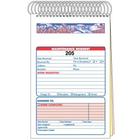 Maintenance Work Order Book