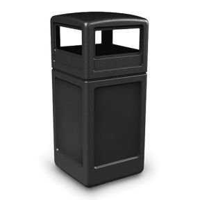 Square Trash Cans - 42 Gallon with Dome Top