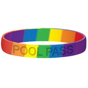 Silicone Pool Pass Wristband - 50 per pack