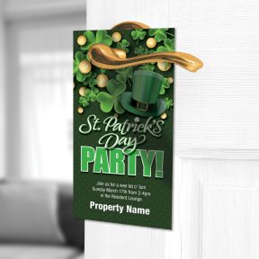 St Patrick's Door Hanger - Shamrockin' Party