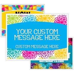 Bandit Signs - Custom - 2 Message Large/Small