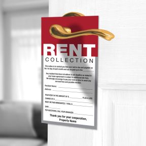 Door Hanger - Rent Collection 