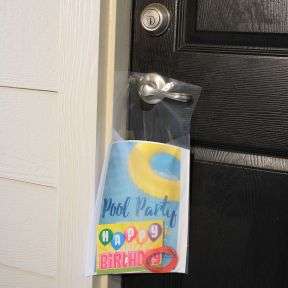 Clear Door Hanger Bags - 9" x 16"