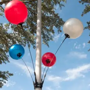 Reusable Balloon Light Pole Kit - 4 Balloons