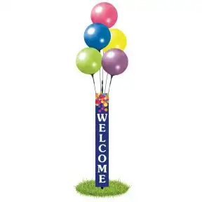 Vinyl Balloon Pole Covers - Confetti