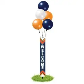 Vinyl Balloon Pole Covers - Chevron