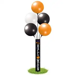 Vinyl Balloon Pole Covers - Happy Halloween