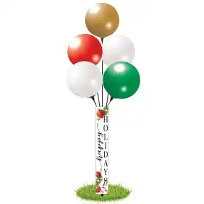 Vinyl Balloon Pole Covers - Happy Holidays