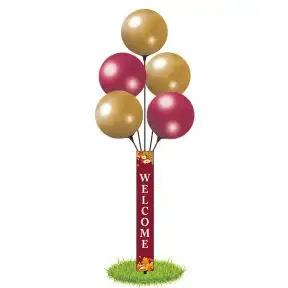 Vinyl Balloon Pole Covers - Autumn Harvest