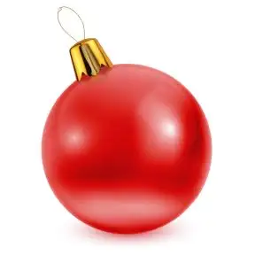 17" Inflatable Christmas Ornaments