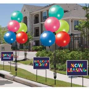 Spring and Summer Deluxe Reusable Balloon Cluster Marketing Kits