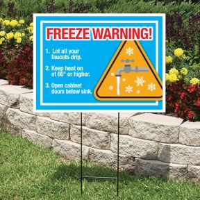 Bandit Sign Kit - "Freeze Warning" Yield