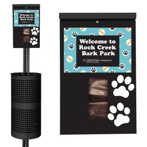 Semi-Custom Designer Dispenser Box Pet Waste Station