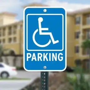 Handicap Parking Aluminum Sign Kit