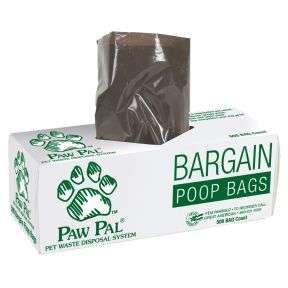 Paw Pal Bargain Pet Waste Bags on a Roll