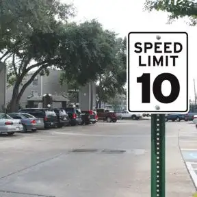 Speed Limit Sign - "10 MPH" Reflective