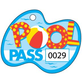 Pool Pass - Pool Toys - Die Cut