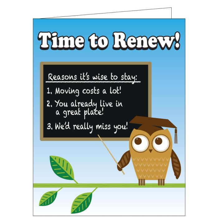 Send residents a thoughtful renewal reminder!