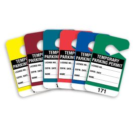 Temporary Parking Permit Hang Tags (100 pack) - Great American Property