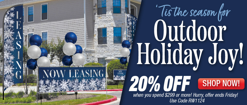 Outdoor Holiday Joy!  Use code RW01124 for 20% Your $100+ Order!